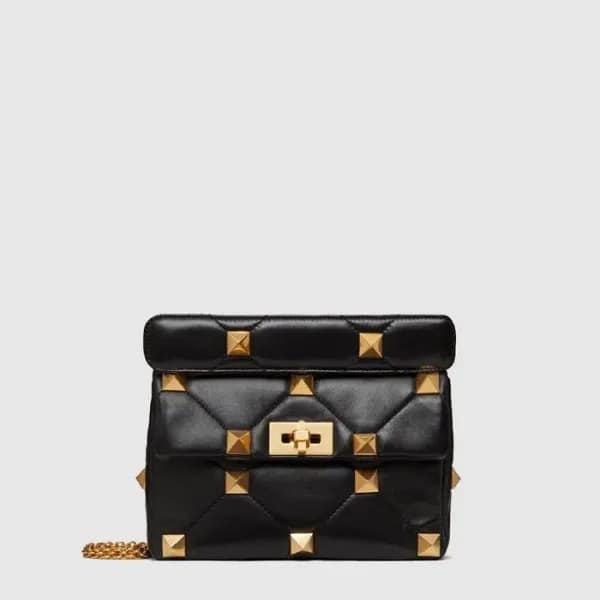 발렌티노 여성 미디엄 로만 스터드 체인 숄더 백 - Valentino Womens Medi… 이미지 1/4