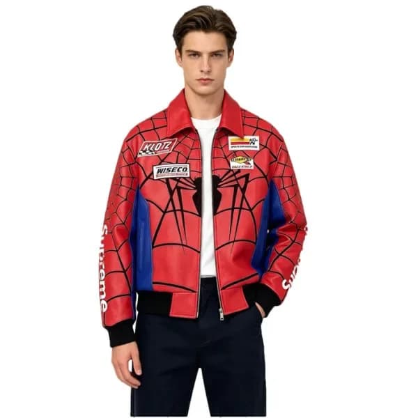 슈프림 남성 가죽 자켓 - Supreme Mens Leather Jacket - suc16775x 이미지 1/27