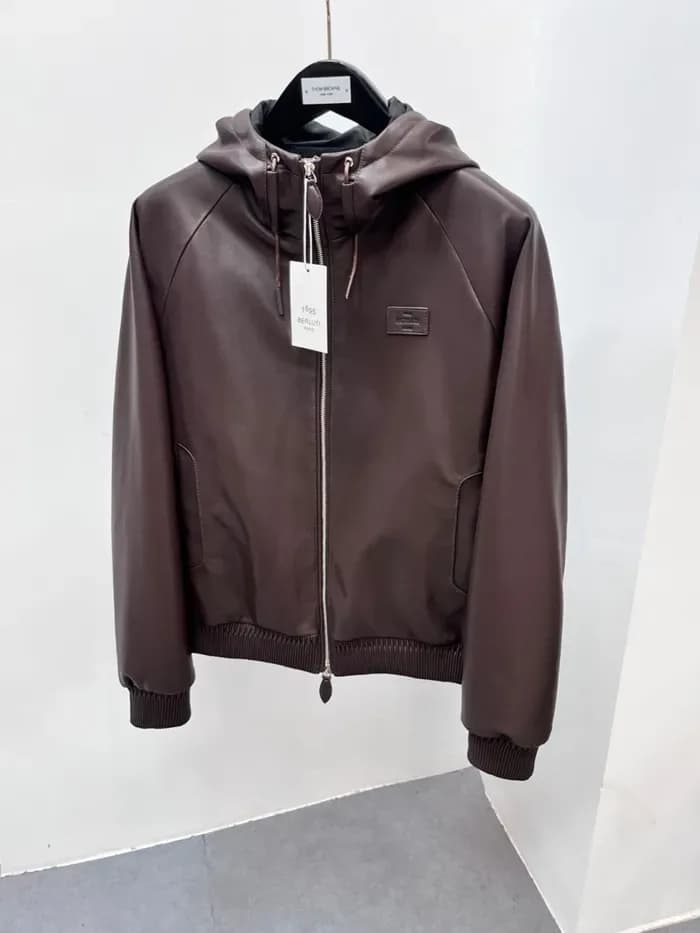 벨루티 남성 가죽 자켓 - Berluti Mens Leather Jackets - bec16881x 이미지 7/14
