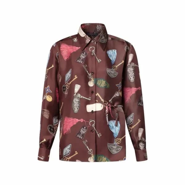 루이비통 여성 실크 셔츠 - Louis vuitton Womens Silk Shirt - lvc16835x 이미지 1/13