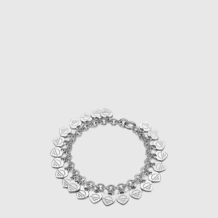 티파니 여성 멀티 하트 태그 브레이슬릿 - Tiffany Womens Multi Heart Tag Bracelet - acc9191x 이미지 2/3