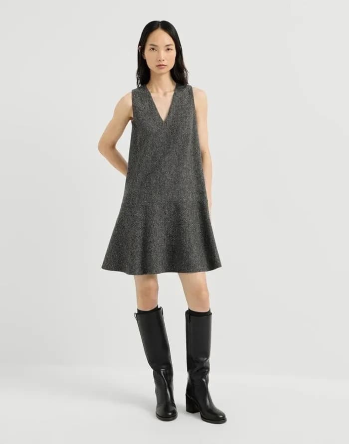 브루넬로쿠치넬리 여성 미디 드레스 - Brunello Cucinelli Womens Midi Dress - brc17469x 이미지 4/17