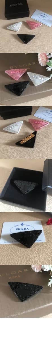 프라다 여성 플렉시글라스 헤어 클립 - Prada Womens Plexiglass Hair Clip - acc10291x 이미지 5/5