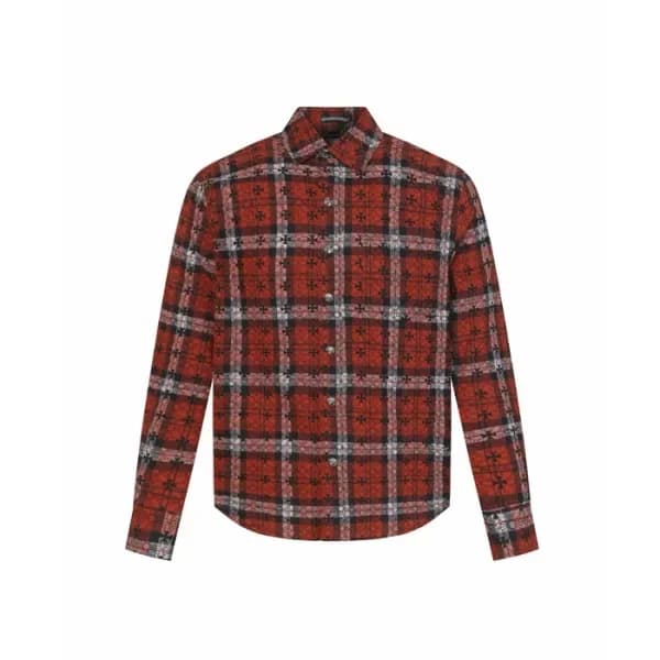 크롬하츠 남성 체크 셔츠 - Chrom hearts Mens Flanner Shirts -… 이미지 1/15