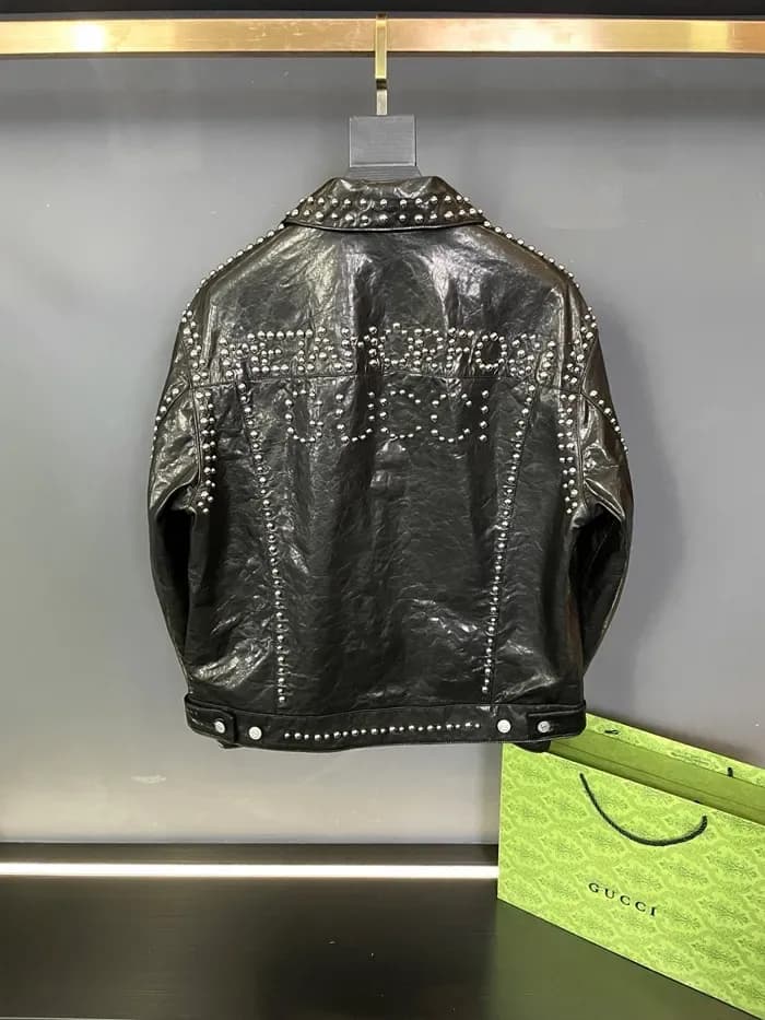 구찌 남성 가죽 자켓 - Gucci Mens Leather Jacket - guc16734x 이미지 11/26