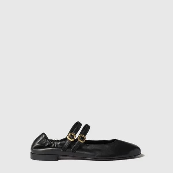 미우미우 여성 루슈 발레리나 - Miu Miu Womens Rouche Ballerina … 이미지 1/3
