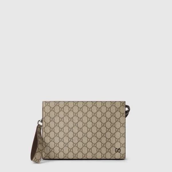 구찌 남성 바이컬러 GG 파우치 - Gucci Mens Bicolor GG pouch - … 이미지 1/3