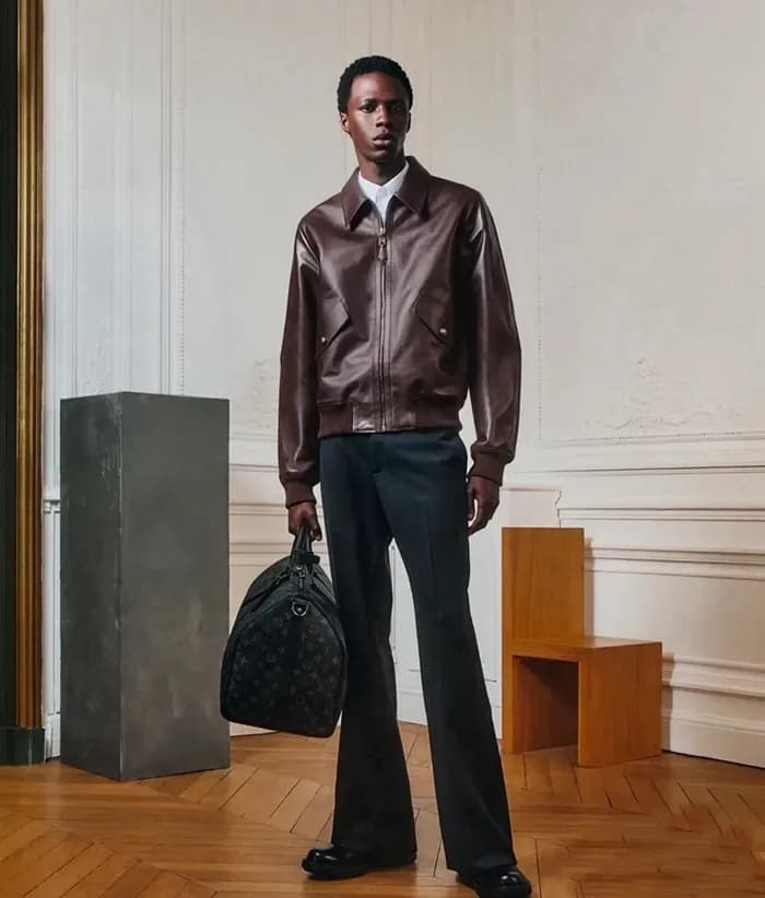 루이비통 남성 가죽 블루종 - Louis vuitton Mens Leather Blouson - lvc16730x 이미지 2/20