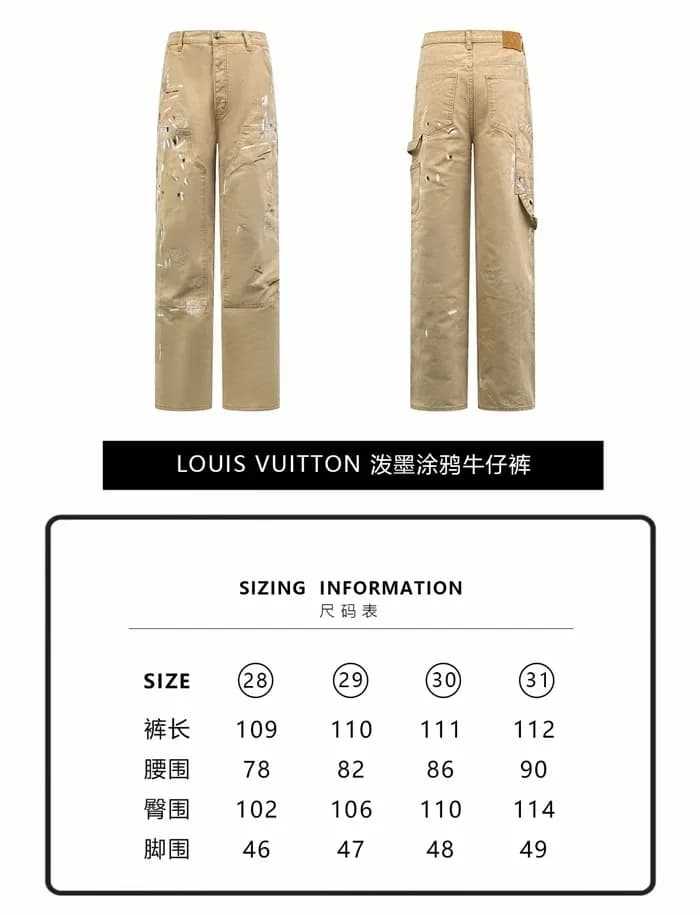 루이비통 남성 트렌디 청바지 - Louis vuitton Mens Trendy Jeans - lvc17045x 이미지 15/15