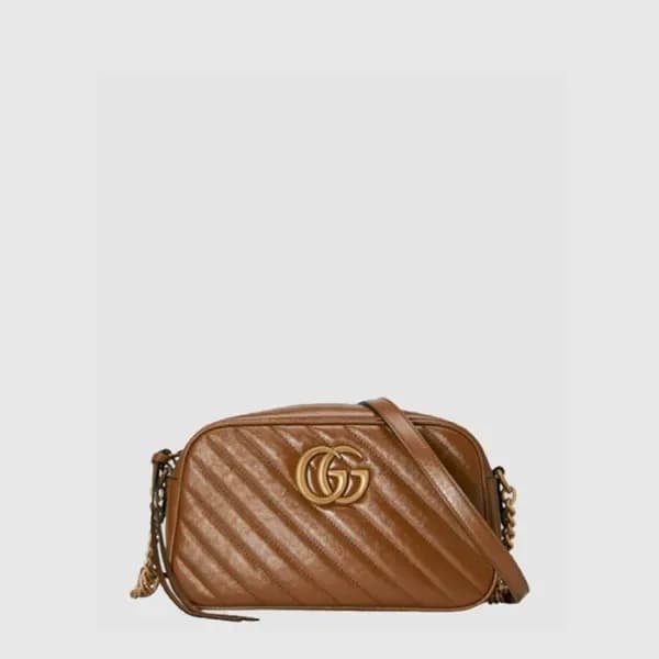 구찌 여성 GG 마몬트 마틀라세 스몰 숄더백 - Gucci Womens GG Marmont… 이미지 1/3