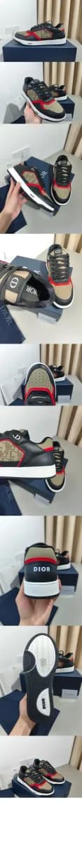 디올 남성 B27 업타운 로우탑 스니커즈 - Dior Mens B27 Uptown Low Top Sneaker - dis14609x 이미지 3/3