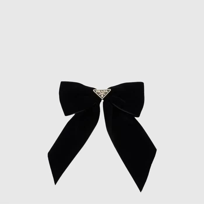 프라다 여성 보우 헤어 클립 - Prada Womens Bow Hair Clip - acc… 이미지 1/4
