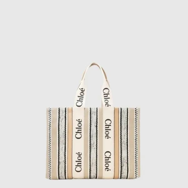 끌로에 여성 우디 라지 토트 백 - Chloe Womens Woody Large Tote … 이미지 1/4