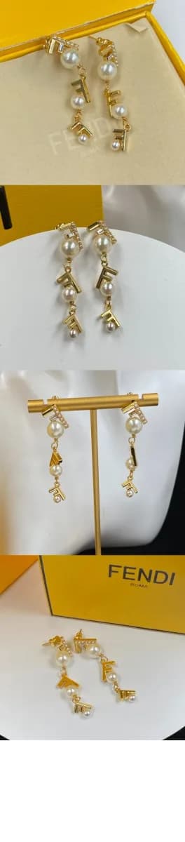 펜디 여성 F 이즈 이어링 - Fendi Womens F Is Earring - acc10348x 이미지 3/3