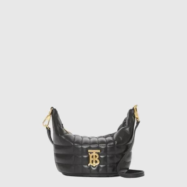 버버리 여성 롤라 퀼팅 하프문 백 - Burberry Womens Lola Quilted … 이미지 1/4