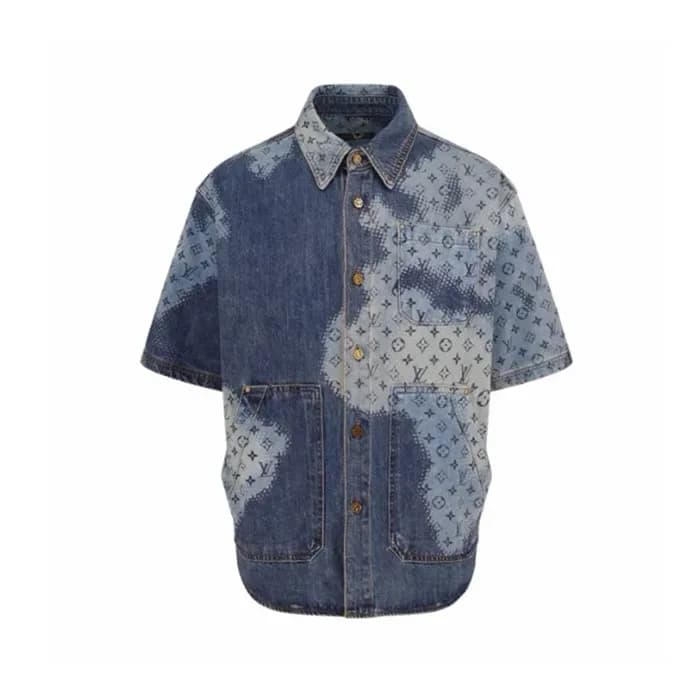 루이비통 남성 반팔 셔츠 - Louis vuitton Mens Short Sleeved S… 이미지 1/12