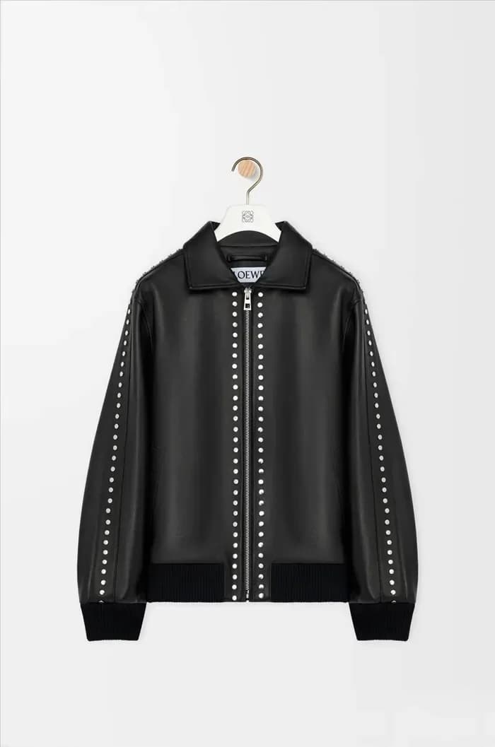로에베 남성 가죽 자켓 - Loewe Mens Leather Jacket - loc17022x 이미지 3/17