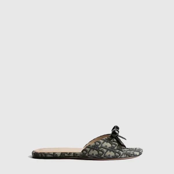 디올 여성 보우 슬라이드 - Dior Womens Bow Slide - dis13807x 이미지 1/3