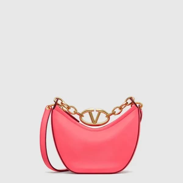 발렌티노 여성 브이로고 문 미니 호보백 - Valentino Womens V-Logo Mo… 이미지 1/3
