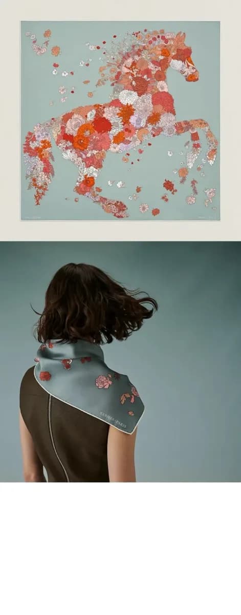 에르메스 여성 라이트 드레스 까레 스카프 - Hermes Womens Light Dress Carré Scarf - acc8880x 이미지 3/4
