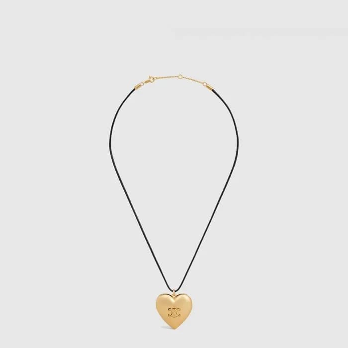 셀린느 여성 쾨르 트리옹프 네크리스 - Celine Womens Coeur Triomphe Necklace - acc10635x 이미지 1/3