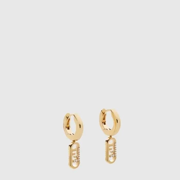 펜디 여성 오 락 이어링 - Fendi Womens O Lock Earring - acc10128x 이미지 2/3