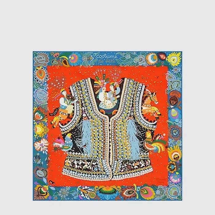 에르메스 여성 코스튬 드 페테 스카프 - Hermes Womens Costume de Fête Scarf - acc8867x 이미지 2/3