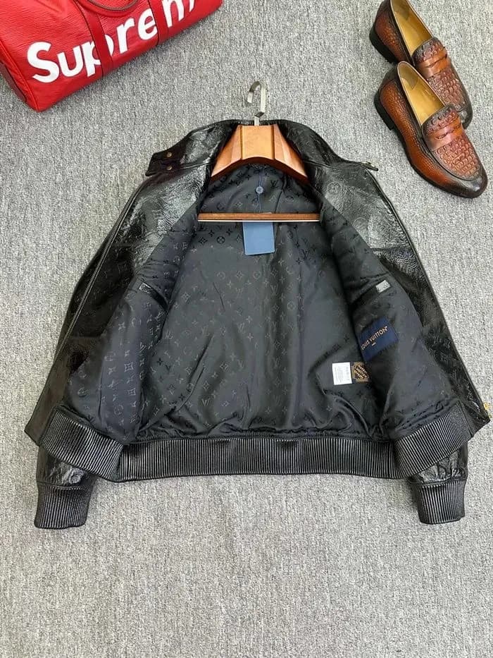 루이비통 남성 가죽 자켓 - Louis vuitton Mens Leather Jacket - lvc17411x 이미지 14/25