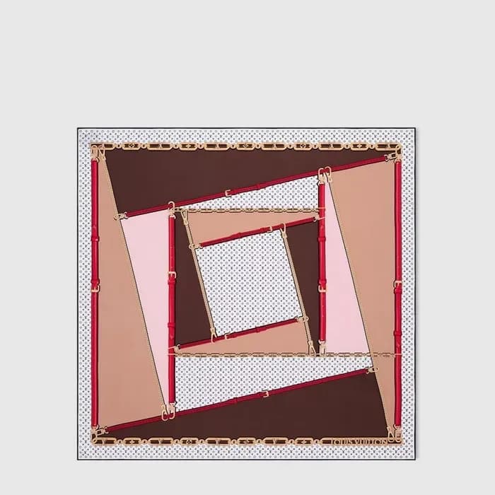 루이비통 여성 마이 LV 체인 스퀘어 스카프 - Louis vuitton Womens My LV Chain Square Scarf - acc8807x 이미지 1/5