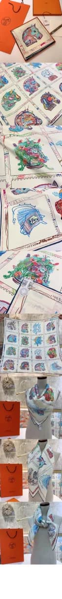 에르메스 여성 체바로스코프 스카프 - Hermes Womens Chevaloscope Scarf - acc9003x 이미지 4/4