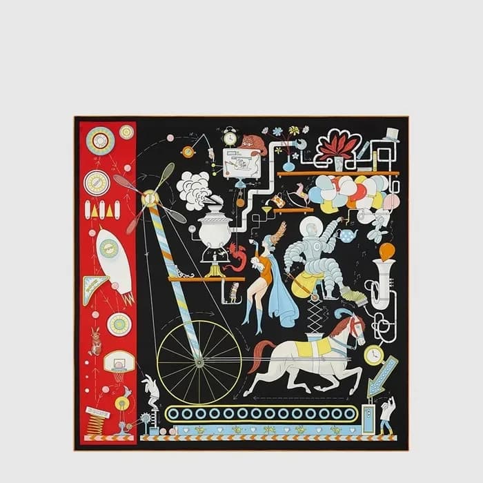 에르메스 여성 티 포 투 스카프 - Hermes Womens Tea for Two Scarf - acc8866x 이미지 1/4