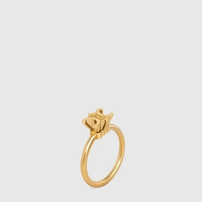 셀린느 여성 트리옹프 솔리테어 링 - Celine Womens Triomphe Solitaire Ring - acc10588x 이미지 2/3