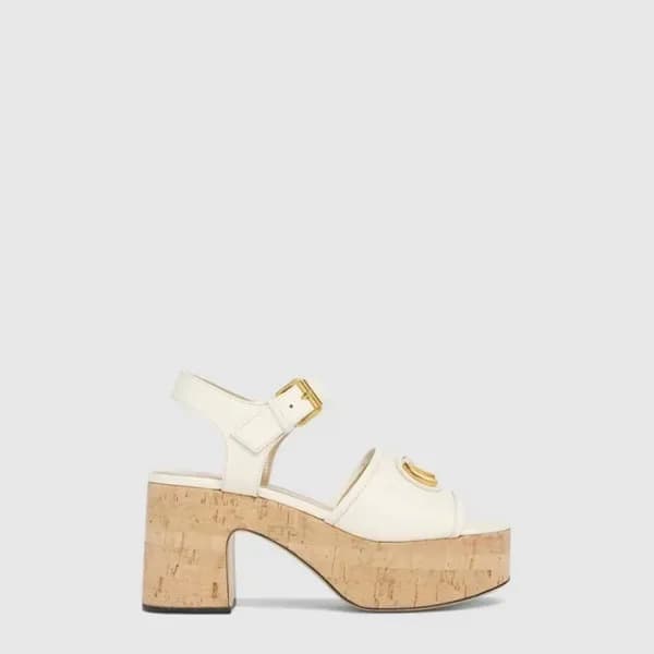 발렌티노 여성 시그니처 플랫폼 샌들 - Valentino Womens VLogo Signa… 이미지 1/4