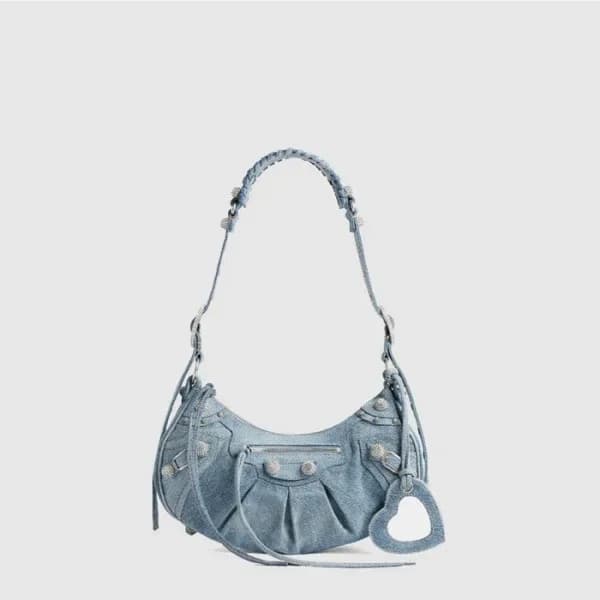 발렌시아가 여성 르 카골 스몰 라인스톤 숄더백 - Balenciaga Womens Le C… 이미지 1/4
