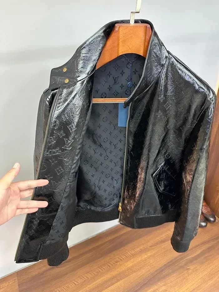 루이비통 남성 가죽 자켓 - Louis vuitton Mens Leather Jacket - lvc17411x 이미지 5/25