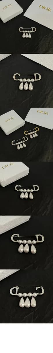 디올 여성 골드 브로치 - Dior Womens Gold Brooch - acc9840x 이미지 3/4