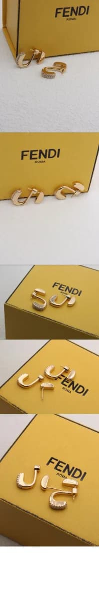 펜디 여성 골드 이어링 - Fendi Womens Gold Earring - acc10134x 이미지 3/3