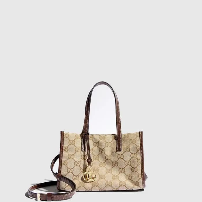 구찌 여성 더블 G 참 스몰 토트백 - Gucci Womens Double G Charm Small Tote Bag - gub16904x