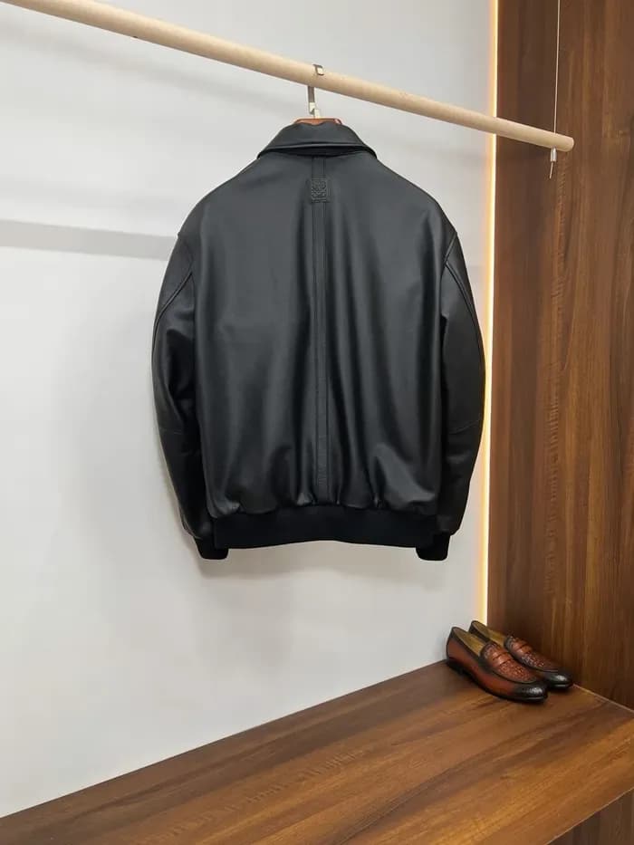 로에베 남성 가죽 자켓 - Loewe Mens Leather Jacket - loc17022x 이미지 5/17