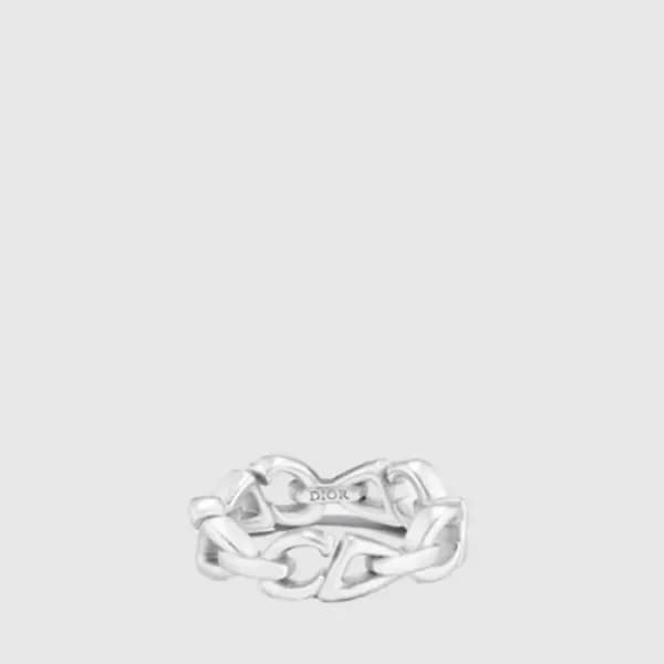 디올 남/녀 CD30 체인 링크 반지 - Dior Unisex CD30 Chain Link… 이미지 1/4