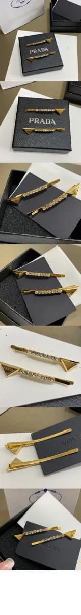 프라다 여성 브라스 헤어 클립 - Prada Womens Brass Hair Clip - acc10276x 이미지 3/3