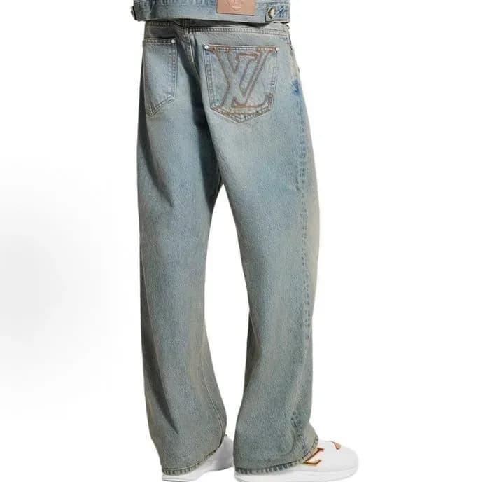 루이비통 남성 트렌디 청바지 - Louis vuitton Mens Trendy Jeans - lvc17463x 이미지 3/11