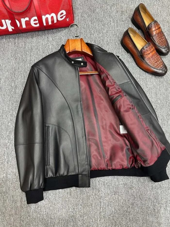 브루넬로쿠치넬리 남성 가죽 자켓 - Brunello Cucinelli Mens Leather Jacket - brc17128x 이미지 19/28