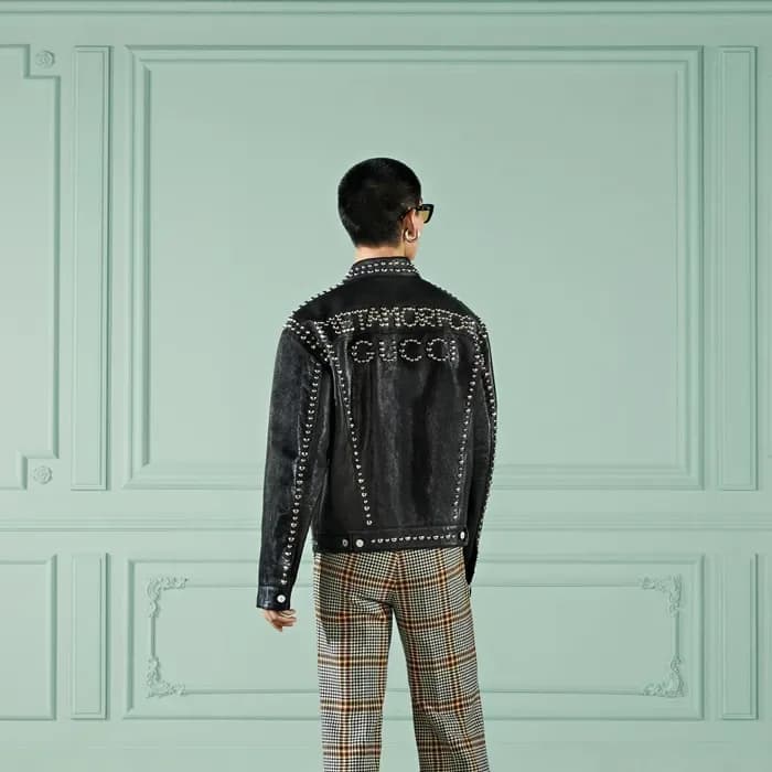 구찌 남성 가죽 자켓 - Gucci Mens Leather Jacket - guc16734x 이미지 4/26