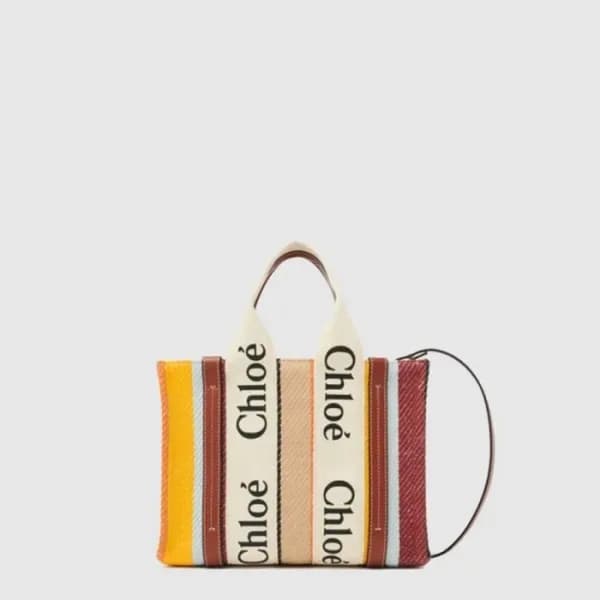 끌로에 여성 우디 스트랩 토트 백 스몰 - Chloe Womens Woody Strap T… 이미지 1/4
