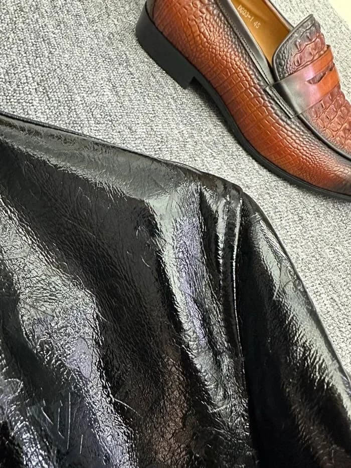 루이비통 남성 가죽 자켓 - Louis vuitton Mens Leather Jacket - lvc17411x 이미지 24/25