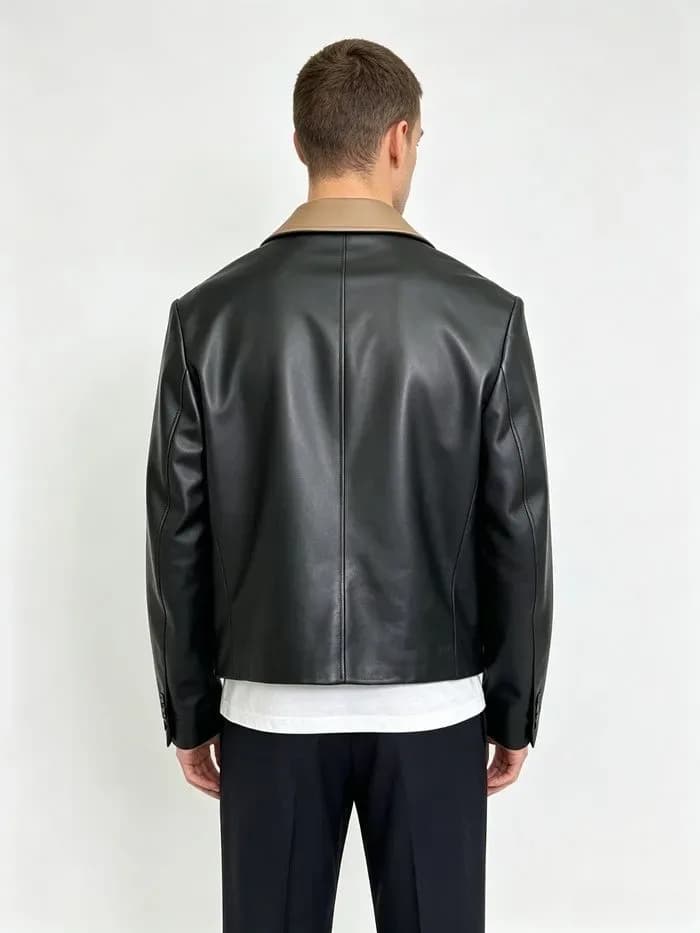 루이비통 남성 가죽 자켓 - Louis vuitton Mens Leather Jacket - lvc16969x 이미지 4/26