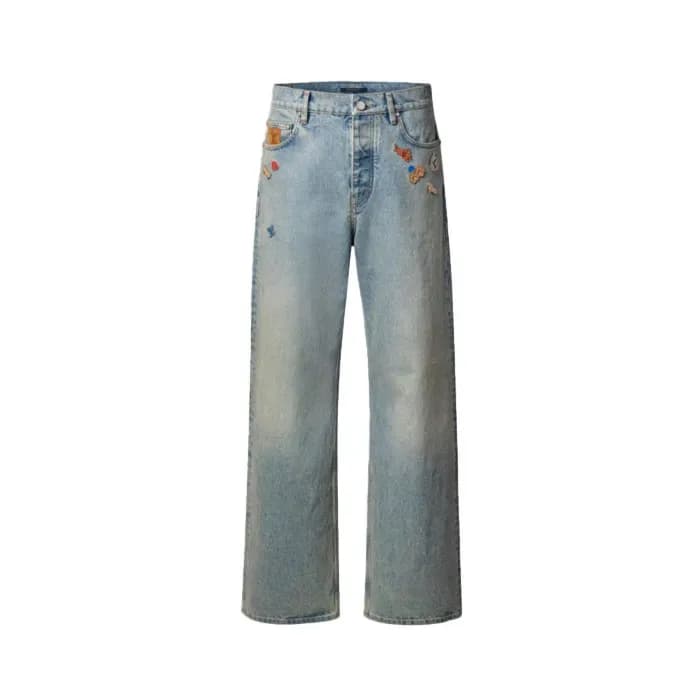 루이비통 남성 트렌디 청바지 - Louis vuitton Mens Trendy Jeans - lvc17463x 이미지 1/11