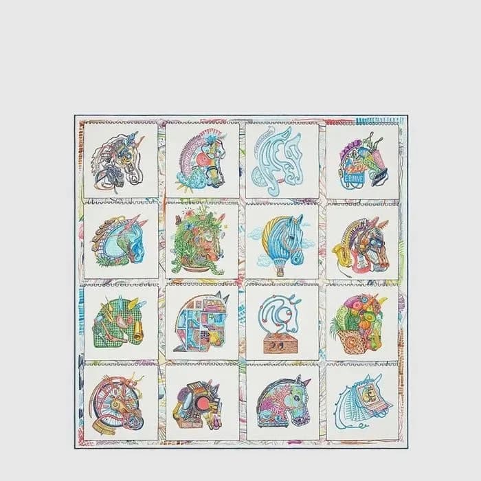 에르메스 여성 체바로스코프 스카프 - Hermes Womens Chevaloscope Scarf - acc9003x 이미지 2/4