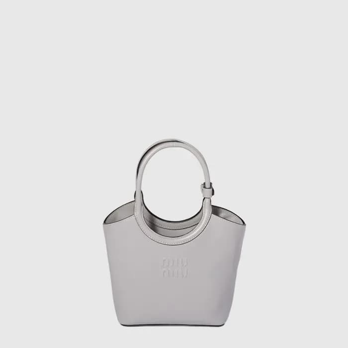 미우미우 여성 아이비 가죽 핸드백 - Miumiu Womens Ivy Leather Handbag - mib16427x 이미지 1/4